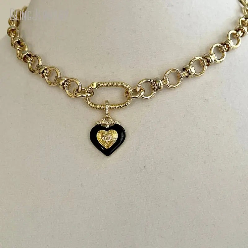 Stainless Steel Heart Necklace