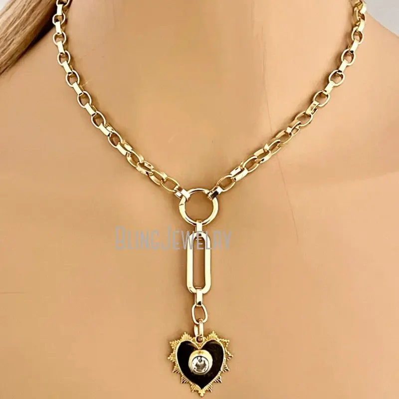Stainless Steel Heart Necklace