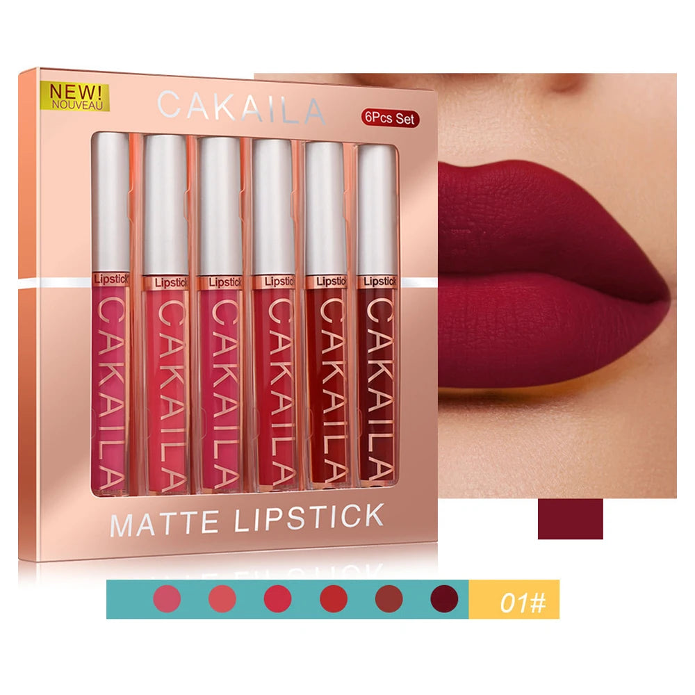 6-Pack Velvet Lip Gloss