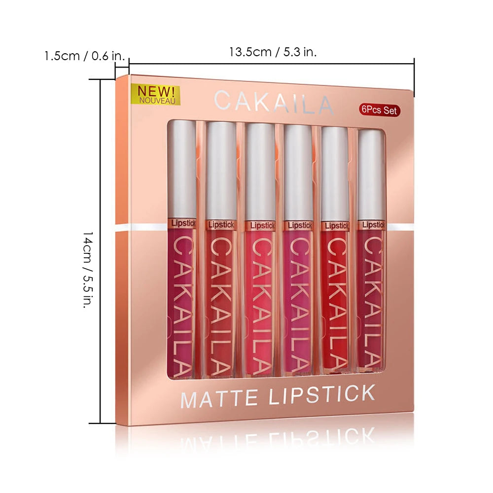 6-Pack Velvet Lip Gloss