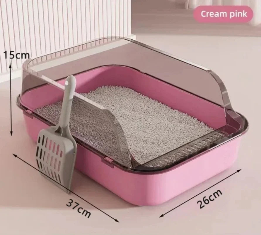 Semi-Enclosed Cat Toilet