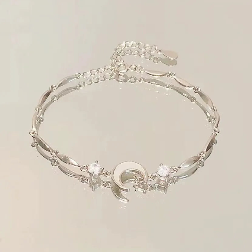 Zircon Charm Bracelet