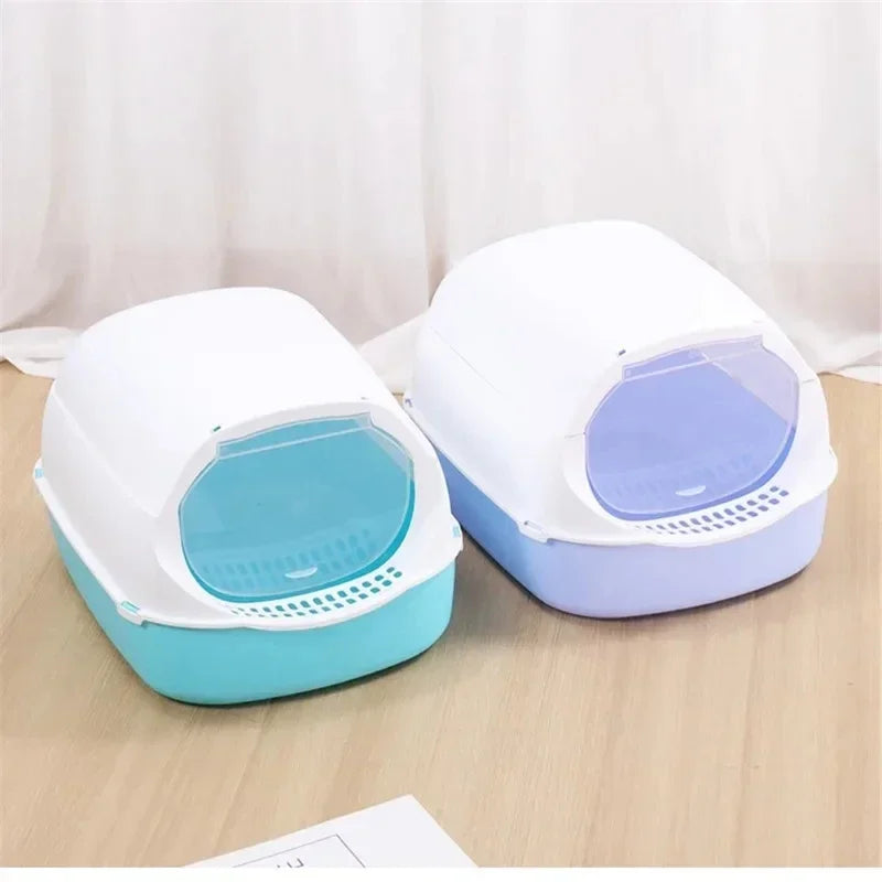Semi-Enclosed Cat Toilet