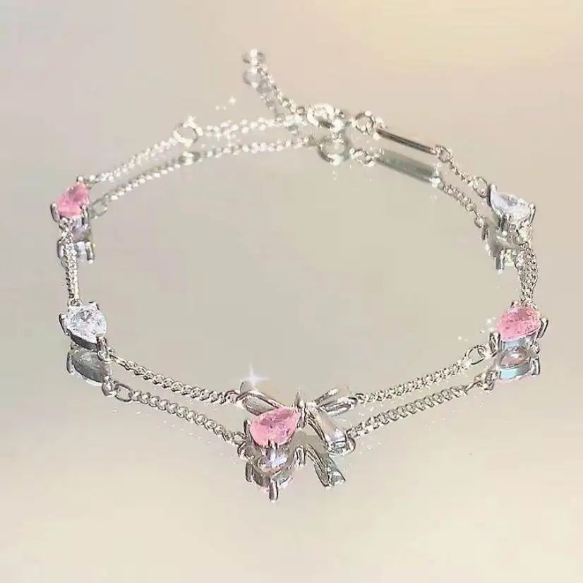 Zircon Charm Bracelet