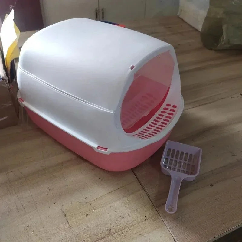 Semi-Enclosed Cat Toilet