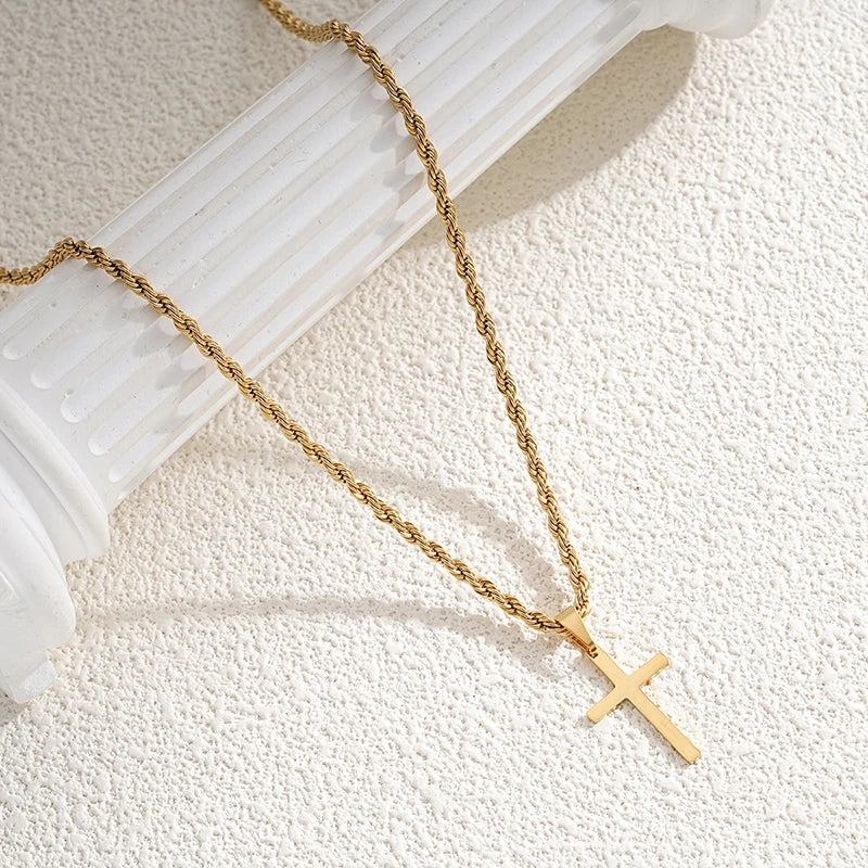 Stainless Steel Cross Necklace