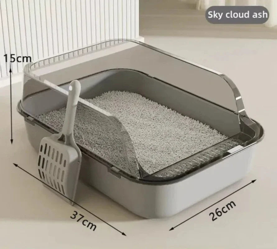 Semi-Enclosed Cat Toilet