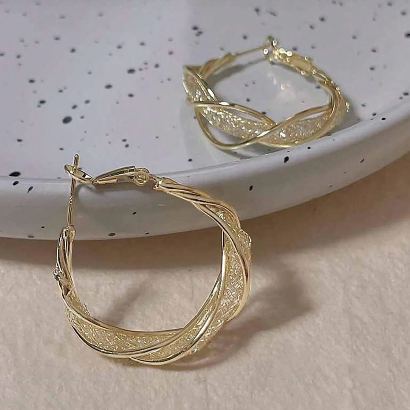 Gold Hoop Earrings