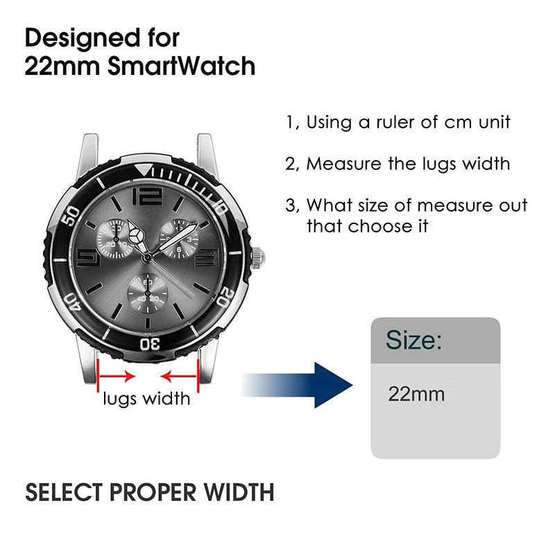 22mm Huawei Watch Strap