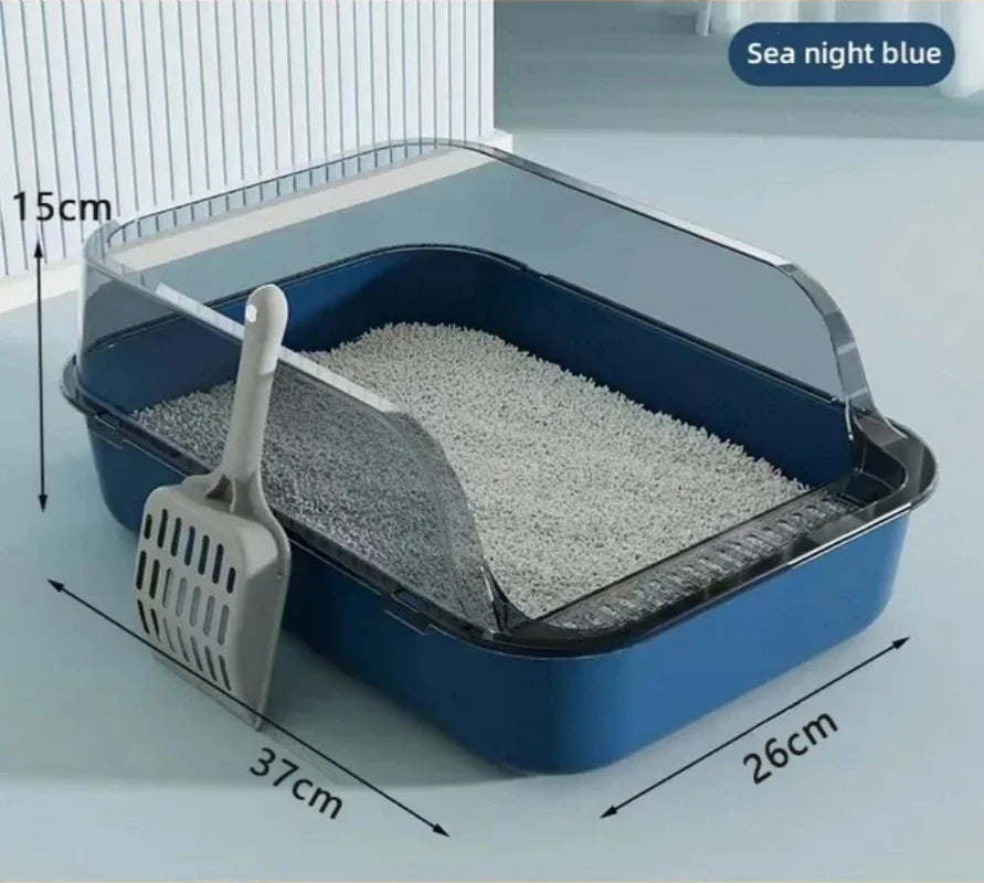 Semi-Enclosed Cat Toilet