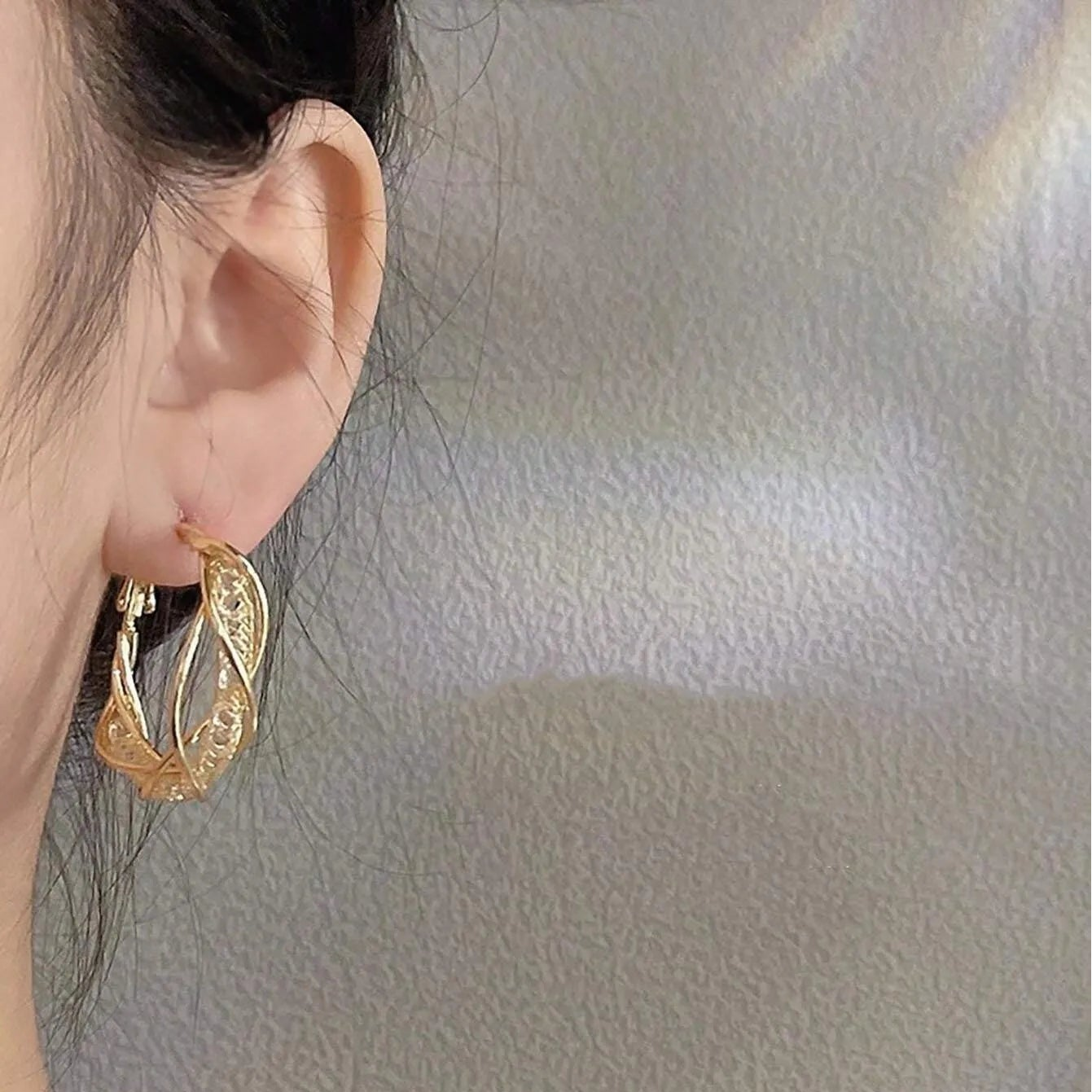 Gold Hoop Earrings