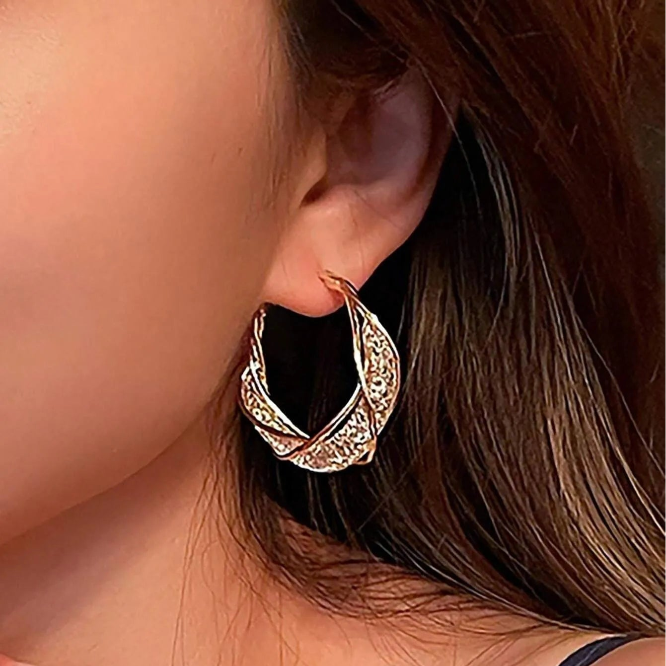 Gold Hoop Earrings