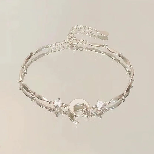 Zircon Charm Bracelet