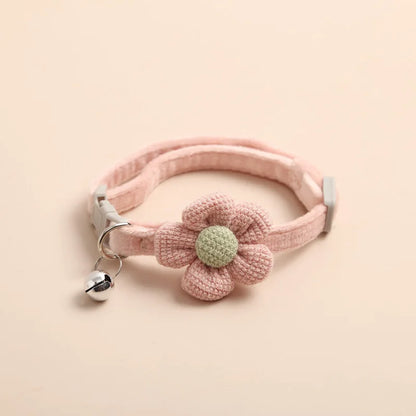Flower Bell Cat Collar