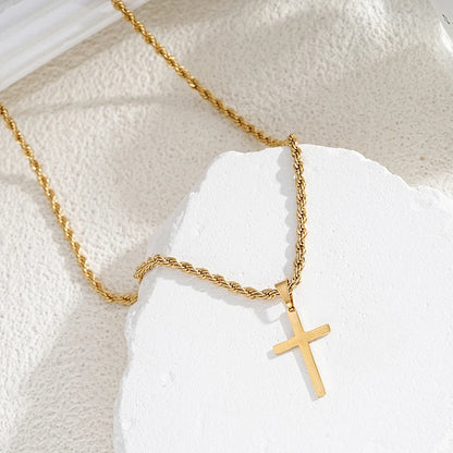 Stainless Steel Cross Necklace