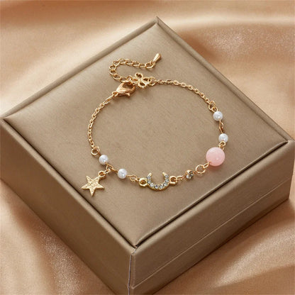 Zircon Charm Bracelet