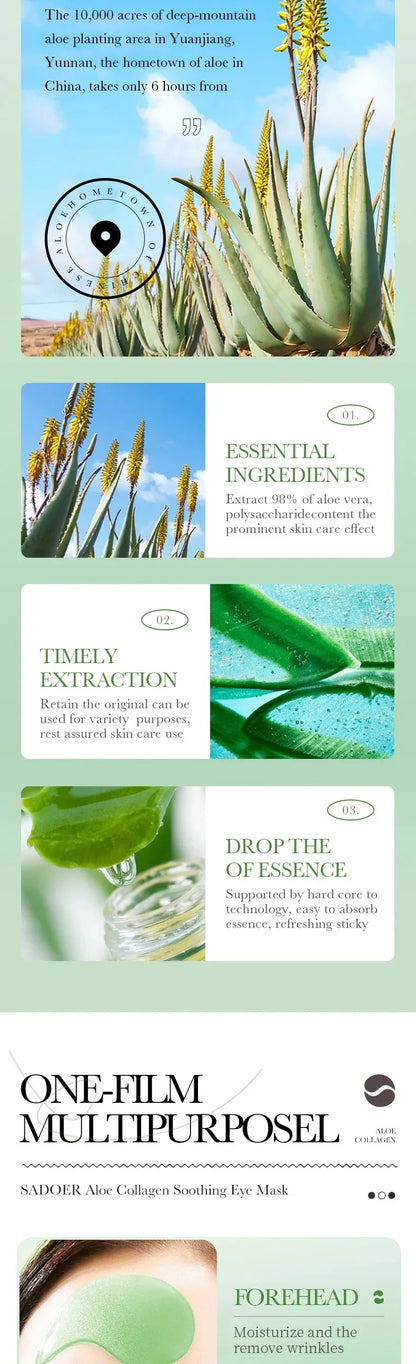 Aloe Vera Eye Masks