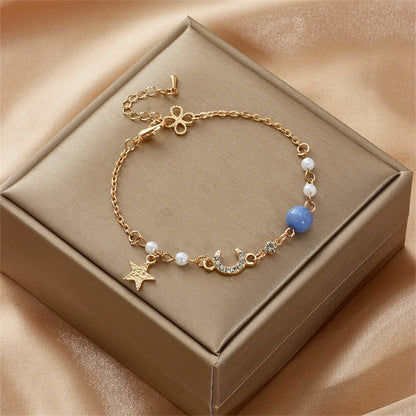 Zircon Charm Bracelet