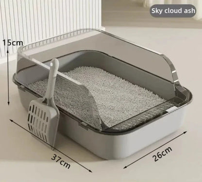Semi-Enclosed Cat Toilet