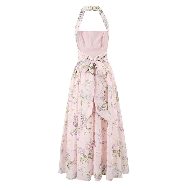 Women's Pink Floral Dress